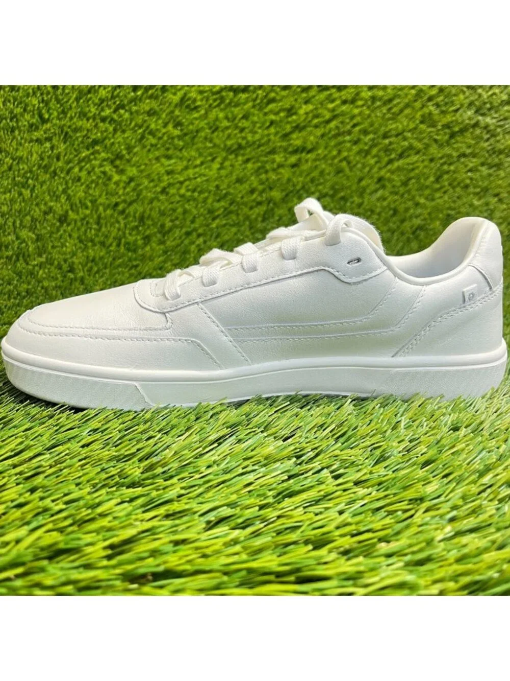 Flux Footwear Adapt Leather Trainer White Womens Size 9 Athletic Shoes Sneakers